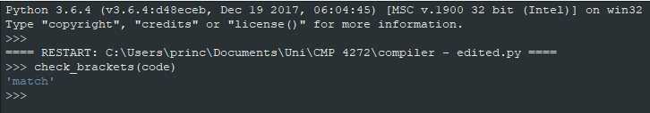 compiler python code output